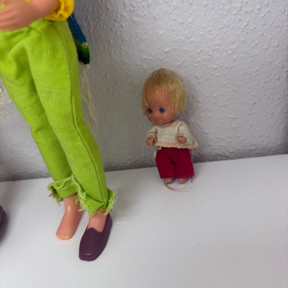 SUNSHINE FAMILY LITTLE SWEETS Baby Boy Dolls with Clothes 1973 Mattel lot - Picture 4 of 9